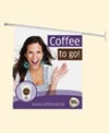 COFFEEMAT Werbefahne